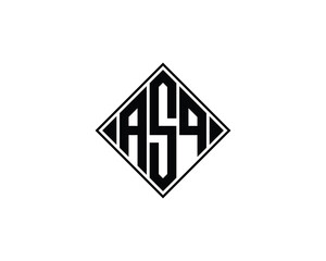 ASQ Logo design vector template