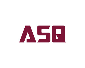 ASQ Logo design vector template