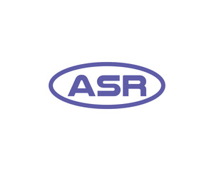 ASR Logo design vector template