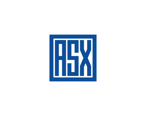 ASX Logo design vector template