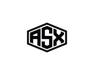 ASX Logo design vector template