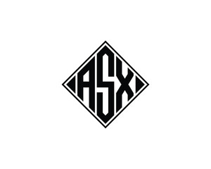 ASX Logo design vector template