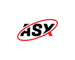 ASX Logo design vector template