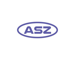 ASZ logo design vector template
