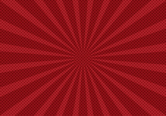 Fondo rojo con triángulos claros con volumen.