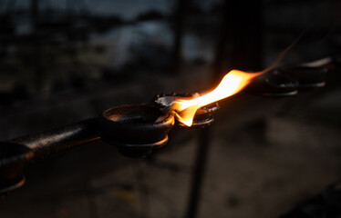oil lamp