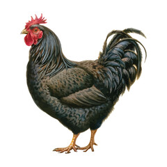 Fototapeta premium Chicken Silhouette