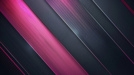 Obraz premium Black and Pink with templates metal texture soft lines tech gradient abstract diagonal background 