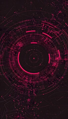 Fototapeta premium abstract technology background with circles