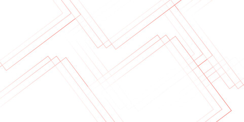 Abstract red background design with layers of Geometric squares with digital connection of lines.vector futuristic digital landscape with lines.Futuristic geometric shape realistic lines