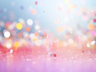 Colorful confetti with blurred background - festiv and decorative - 749424009