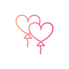 ballons gradient icon
