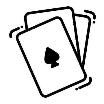 Card game icon. Icon about hobbies