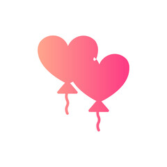 ballons gradient icon