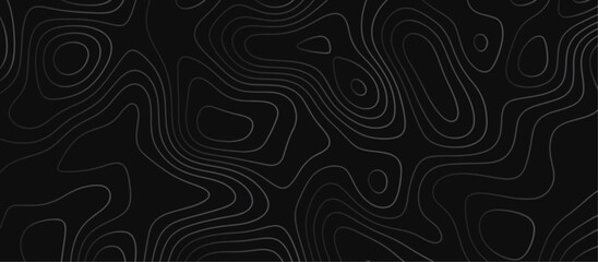 Abstract outline topographic contour map background. Dark texture background for your perfect interior. Old paper texture design .geographical map Imitation.	