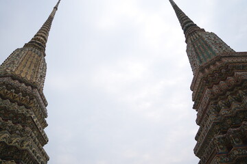 stupa pagoda traditional Thai stye
