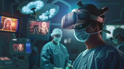 Virtual Reality Medical Training Surgeons in High-Tech Immersive Environment
