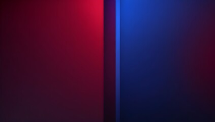 Abstract gradient red and blue color background with lines and empty space