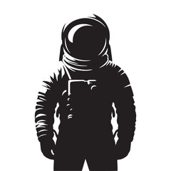 Awe-Inspiring Astronaut Silhouette Ensemble - Unraveling the Veil of Cosmic Mystery with Astronaut Illustration and Astronaut Vector
