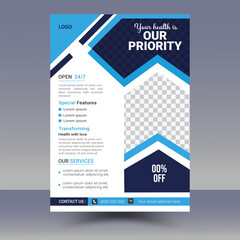 Corporate business flyer design template