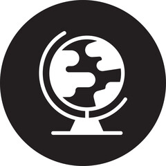 globe glyph icon