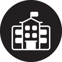 university glyph icon