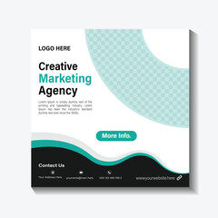 social media  or instagram post design template