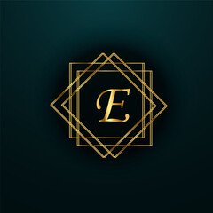 creative initial e latter  logo design with modern business vector template creative isolated  monogram logo design 