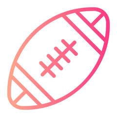 rugby gradient icon