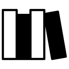 Binder icon set. Paper book binder  icon