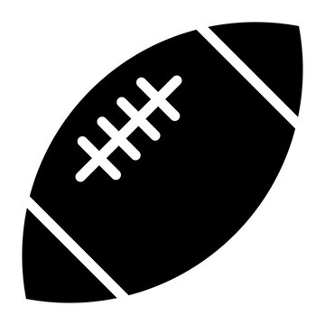 recommend clip art: American football ball icon. Rugby ball icon,
