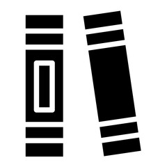 Binder icon set. Paper book binder  icon