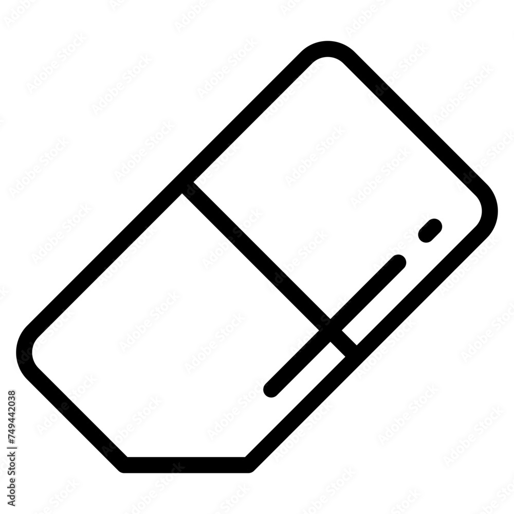 Poster eraser icon