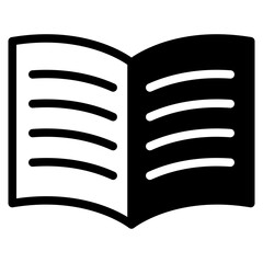 Open book icon 