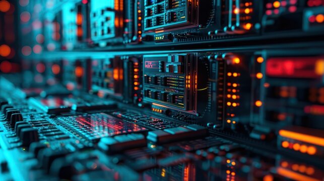 visual representation of firewalls and intrusion detection systems safeguarding a network against cyber threats and unauthorized access