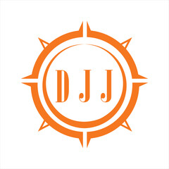 DJJ letter design. DJJ letter technology logo design on white background. DJJ Monogram logo design for entrepreneur and business.