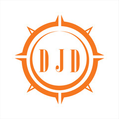 DJD letter design. DJD letter technology logo design on white background. DJD Monogram logo design for entrepreneur and business.