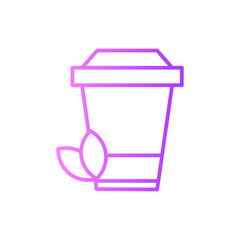 matcha latte gradient icon