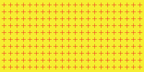 Cross or plus symbol decoration vector illustration. EPS 10