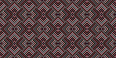 Seamless abstract geometric pattern from lines. Wide panoramic seamless Art texture.