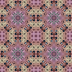 Seamless abstract square pattern. Watercolor art texture