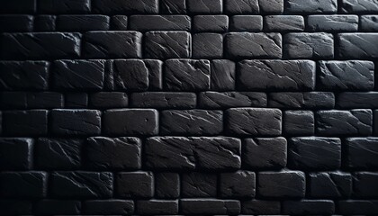 raw photography textured black brick wall, board, urban, rock, modern, room, template, rustic,...