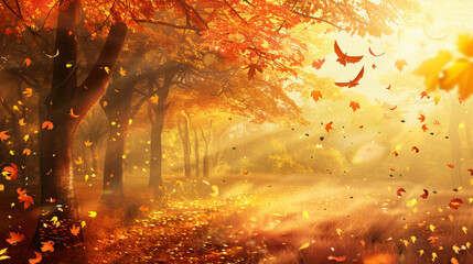 This amazing fall autumnal golden autumn