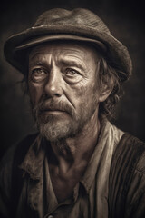 Portrait of a hard working man