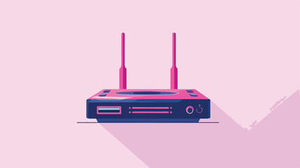 Router icon design template vector - obrazy, fototapety, plakaty