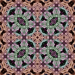 Seamless abstract square pattern. Watercolor and alcohol ink. Author's patterns