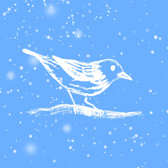 Bird in Snow