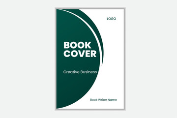 creative unique modern book cover design template advertisement corporate design.