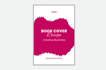 creative unique modern book cover design template advertisement corporate design.