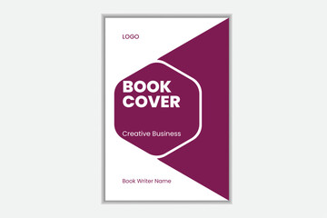 creative unique modern book cover design template advertisement corporate design.